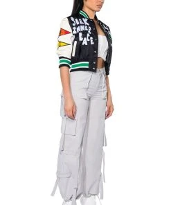 IT IS BACK CARGO PANTS -akira shop it is back cargo pants light grey 4 4