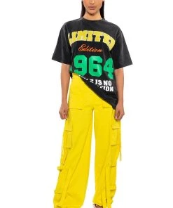 IT IS BACK CARGO PANTS -akira shop it is back cargo pants lime 3 3