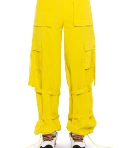 IT IS BACK CARGO PANTS -akira shop it is back cargo pants lime 7 7