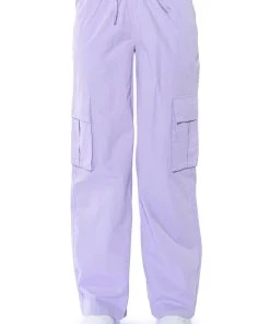 IVY WIDE LEG CARGO PANT -akira shop ivy wide leg cargo pant light purple 5 5