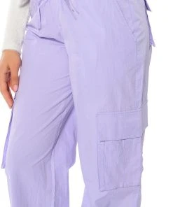 IVY WIDE LEG CARGO PANT -akira shop ivy wide leg cargo pant light purple 8 8