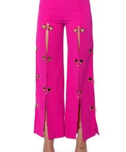 JENNY GROMMET TROUSERS -akira shop jenny grommet trousers pink 6 6