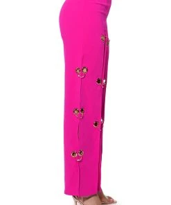 JENNY GROMMET TROUSERS -akira shop jenny grommet trousers pink 7 7
