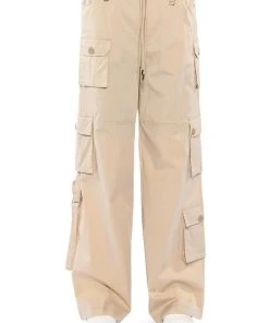 JOURNEE WIDE LEG CARGO PANT 16 JOURNEE WIDE LEG CARGO PANT -akira shop journee wide leg cargo pant beige 5 5