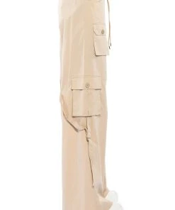 JOURNEE WIDE LEG CARGO PANT 18 JOURNEE WIDE LEG CARGO PANT -akira shop journee wide leg cargo pant beige 7 7