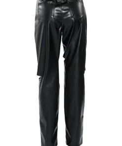 JUMP AROUND RELAXED CUTOUT FAUX LEATHER PANT 16 JUMP AROUND RELAXED CUTOUT FAUX LEATHER PANT -akira shop jump around relaxed cutout faux leather pant black 7 7