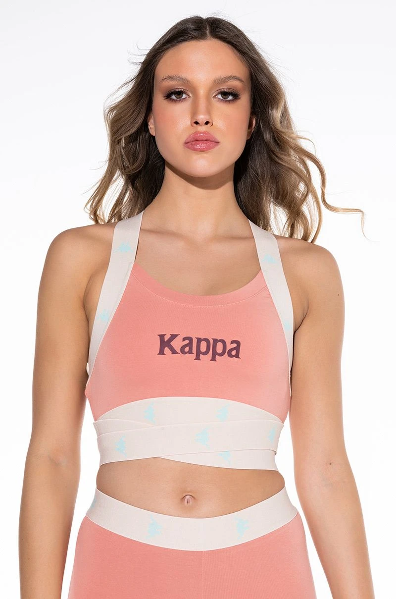 KAPPA CUT OUT PRINTED BAND SPORTS BRA 3 KAPPA CUT OUT PRINTED BAND SPORTS BRA