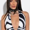 KARMA HALTERNECK RING DETAIL BRALETTE