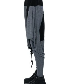 KENNEDY CINCHED ASYMMETRICAL DROP WAIST PANT -akira shop kennedy cinched asymmetrical midi skirt grey 11 11