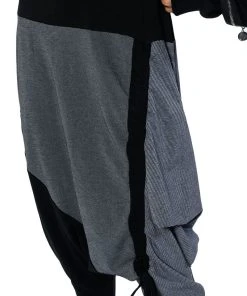 KENNEDY CINCHED ASYMMETRICAL DROP WAIST PANT -akira shop kennedy cinched asymmetrical midi skirt grey 14 14