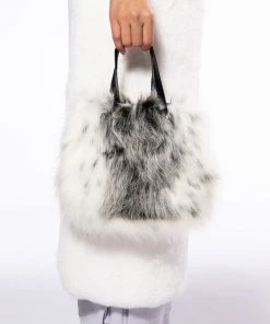 KYOTO NIGHTS FAUX FUR BAG -akira shop kyoto nights faux fur bag multi 1 1