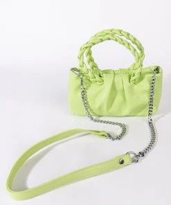 LARISSA LIME BRAID PURSE -akira shop larissa lime braid purse lime 3 3 c1
