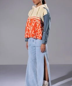 LASTING LOVER HIGH RISE SIDE SLIT JEANS -akira shop lasting lover high rise side slit jeans light blue 3 3