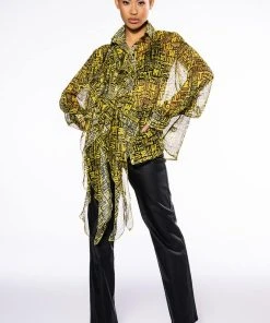 LE CHIC COATED PAPERBAG WAIST STRAIGHT LEG PANT -akira shop le chic coated paperbag waist straight leg pant black 4 4