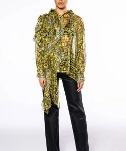 LE CHIC COATED PAPERBAG WAIST STRAIGHT LEG PANT -akira shop le chic coated paperbag waist straight leg pant black 9 9