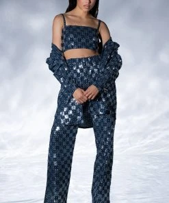 LEAH BANDEAU CROP TOP 18 LEAH BANDEAU CROP TOP -akira shop leah bandeau crop top blue multi 2 2 c1