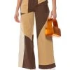 LEXI WIDE LEG JOGGER -akira shop lexi wide leg jogger brown multi 1 1