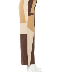 LEXI WIDE LEG JOGGER -akira shop lexi wide leg jogger brown multi 6 6