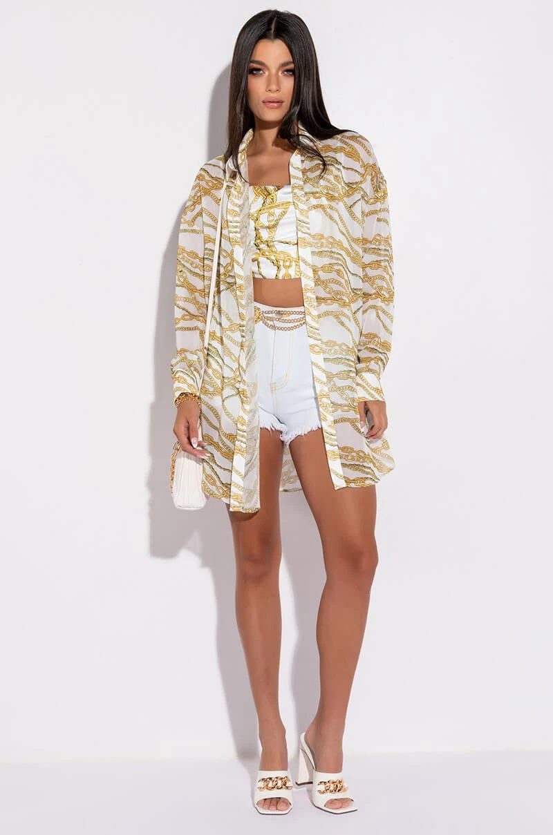 LINK UP SLEEVELESS CROPPED SATIN COWL NECK TANK 6 LINK UP SLEEVELESS CROPPED SATIN COWL NECK TANK - Image 4