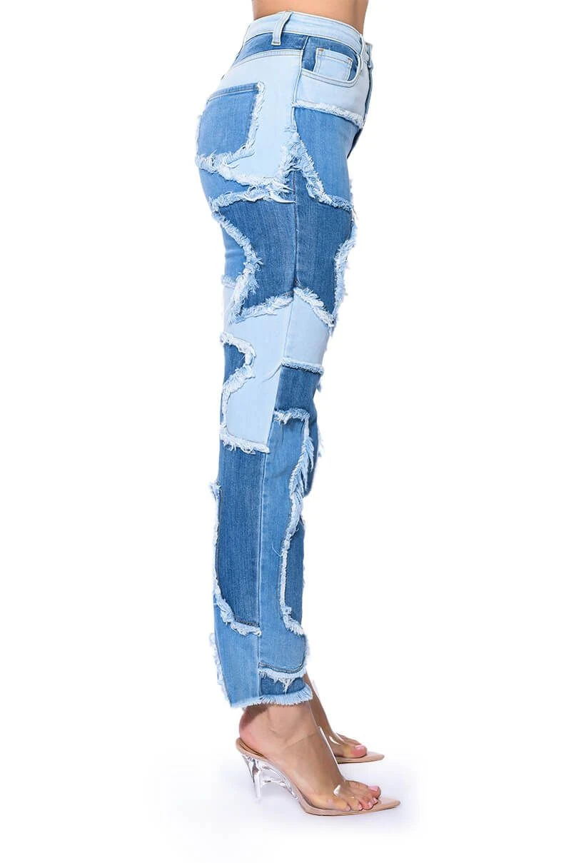 LITTLE BIT OF FUN FRAYED RELAXED FIT JEANS 8 LITTLE BIT OF FUN FRAYED RELAXED FIT JEANS - Image 6
