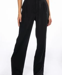 LOGAN WIDE LEG TROUSER IN BLACK -akira shop logan wide leg trouser in black black 1 1 c1