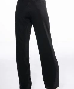 LOGAN WIDE LEG TROUSER IN BLACK -akira shop logan wide leg trouser in black black 6 6 c1