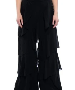 LOREN RUFFLE DETAILED PANTS