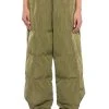 LORENA WIDE LEG PUFFER PANT 1 LORENA WIDE LEG PUFFER PANT -akira shop lorena wide leg puffer pant olive 1 1