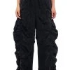LOTTI RUCHED JOGGER -akira shop lotti ruched jogger black 1 1