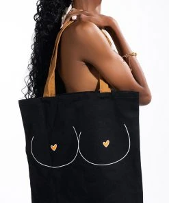 LOVE IS LOVE CANVAS TOTE -akira shop love is love canvas tote black 1 1