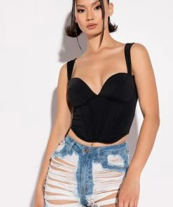 LOVE YOU TO PIECES DENIM SHORT 15 LOVE YOU TO PIECES DENIM SHORT -akira shop love you to pieces denim short light blue denim 4 4