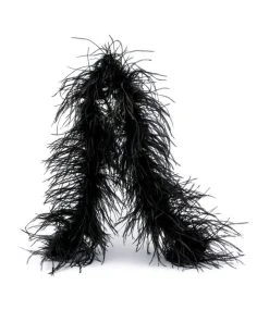 LUXE OSTRICH FEATHER PURSE STRAP