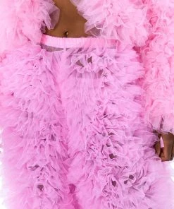 MAIN CHARACTER TULLE PANT -akira shop main character tulle pant pink 12 12