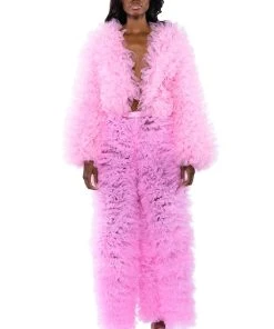 MAIN CHARACTER TULLE PANT -akira shop main character tulle pant pink 6 6