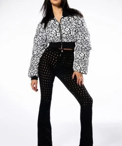 MAKE YOU WANT MORE DISTRESSED FLARE JEANS -akira shop make you want more distressed flare jeans black denim 3 3