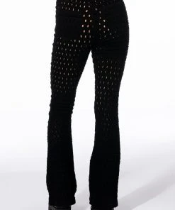MAKE YOU WANT MORE DISTRESSED FLARE JEANS -akira shop make you want more distressed flare jeans black denim 6 6