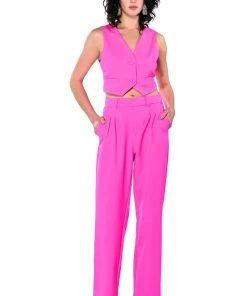 MAKING THE CUT LOGAN TROUSER -akira shop making the cut logan trouser pink 8 8