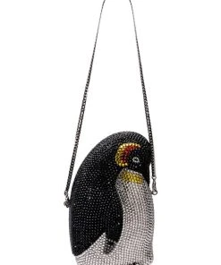 MARCH OF THE PENGUIN BLING RHINESTONE CLUTCH