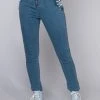 MARGOT LACE UP SKINNY JEANS