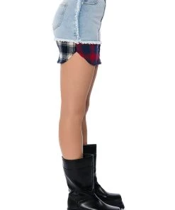 MARIANNA PLAID DETAILED MINI SKIRT -akira shop marianna plaid detailed mini skirt red multi 6 6