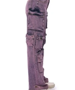 MELISSA CARGO PANTS -akira shop melissa cargo pants purple 6 6