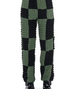 MET YOU IN SAN FRANCISCO COLORBLOCK PUFF WIDE LEG PANT 14 MET YOU IN SAN FRANCISCO COLORBLOCK PUFF WIDE LEG PANT -akira shop met you in san francisco colorblock puff wide leg pant olive 5 5