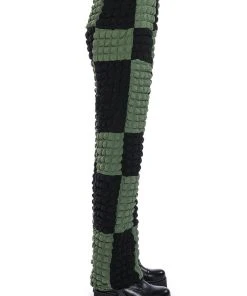 MET YOU IN SAN FRANCISCO COLORBLOCK PUFF WIDE LEG PANT 15 MET YOU IN SAN FRANCISCO COLORBLOCK PUFF WIDE LEG PANT -akira shop met you in san francisco colorblock puff wide leg pant olive 6 6