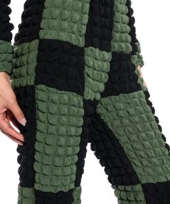 MET YOU IN SAN FRANCISCO COLORBLOCK PUFF WIDE LEG PANT 17 MET YOU IN SAN FRANCISCO COLORBLOCK PUFF WIDE LEG PANT -akira shop met you in san francisco colorblock puff wide leg pant olive 8 8