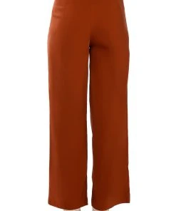 MOST LIKELY TO DREAM BIG HIGH WAISTED PANTS -akira shop most likely to dream big high waisted pants rust 7 7