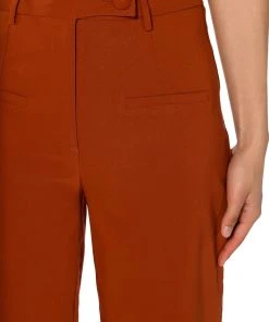 MOST LIKELY TO DREAM BIG HIGH WAISTED PANTS -akira shop most likely to dream big high waisted pants rust 8 8