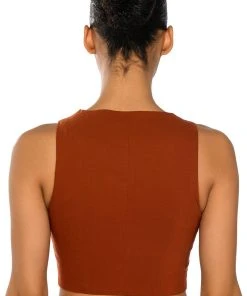 MOST LIKELY TO DREAM BIG VEST TOP -akira shop most likely to dream big vest top rust 6 6