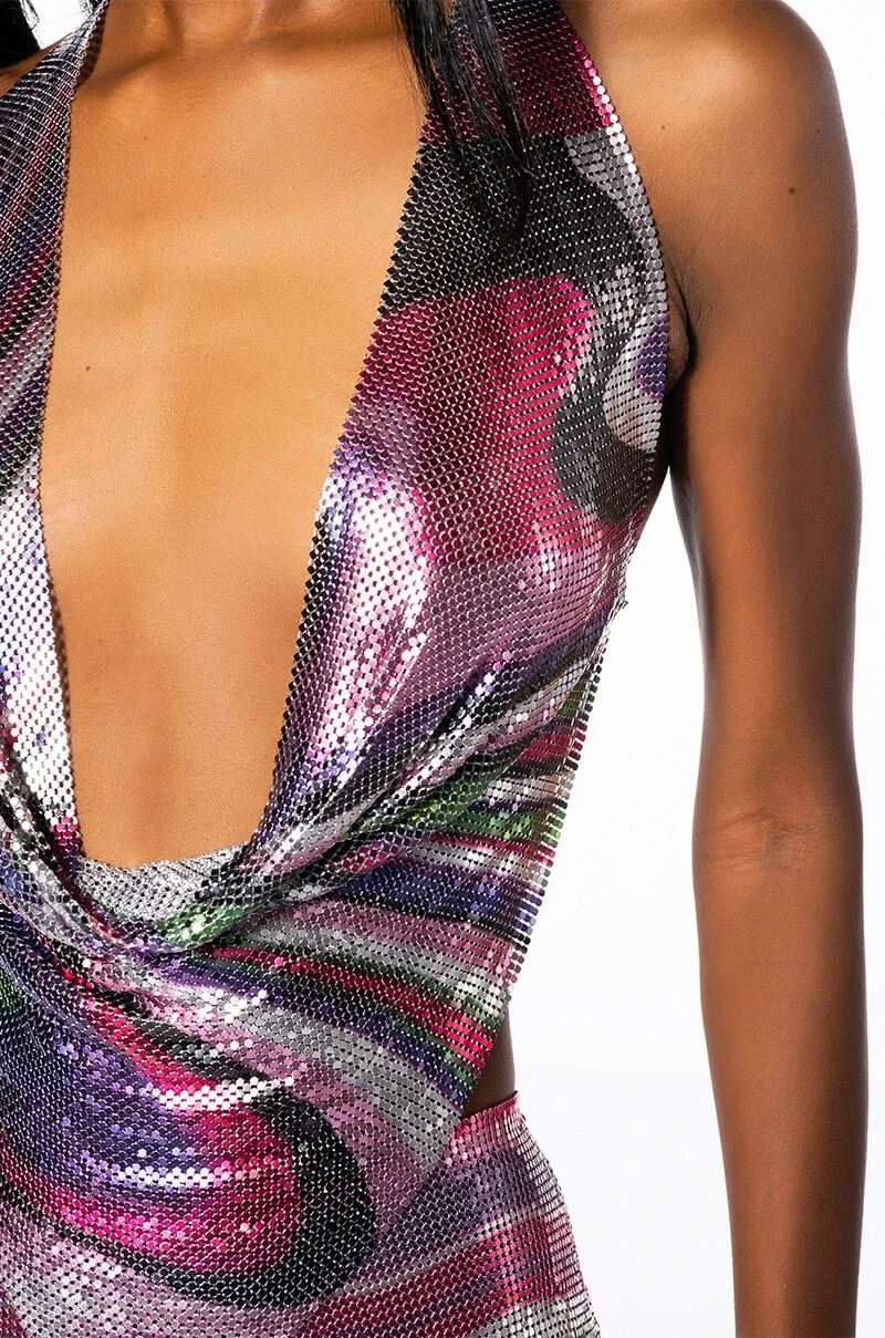 MOVE YOUR BODY HIGH SHINE CHAINMAIL TOP 8 MOVE YOUR BODY HIGH SHINE CHAINMAIL TOP - Image 6