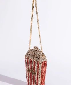 MOVIE DATE BLINGED CLUTCH -akira shop movie date blinged clutch red multi 5 5