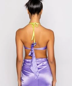 MULTITUDE PATCHWORK HANDKERCHIEF CROP TOP -akira shop multitude patchwork handkerchief crop top multi 5 5